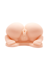 Elastyczny masturbator - wypięte pośladki: anus i wagina