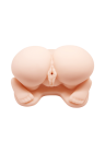 Elastyczny masturbator - wypięte pośladki: anus i wagina