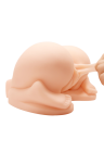 Elastyczny masturbator - wypięte pośladki: anus i wagina