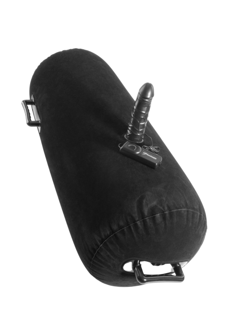 Pompowana poduszka z dildo z wibracją