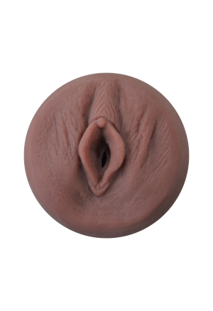 Sztuczna pochwa w brązowym kolorze - masturbator tuba