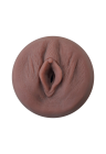 Sztuczna pochwa w brązowym kolorze - masturbator tuba