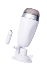 Kompaktowy masturbator z podstawką - wibrujący