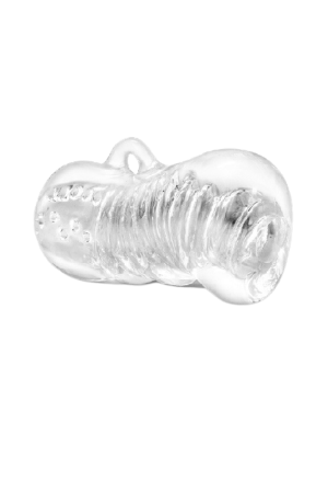 Poręczny masturbator - tuba ze stymulującą fakturą