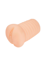 Wibrujący masturbator z cyberskóry, wagina