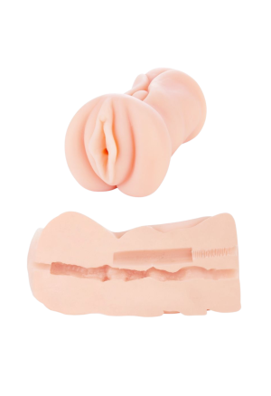 Masturbator z wibracjami - wagina z cyberskóry