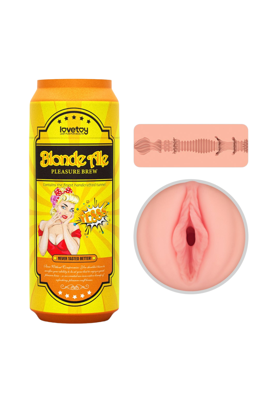 Masturbator w obudowie w kształcie puszki piwa Masturbator w obudowie w kształcie puszki piwa
