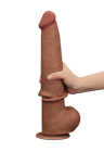 Realistyczne, duże dildo ze stymulującą fakturą