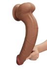Realistyczne, duże dildo ze stymulującą fakturą