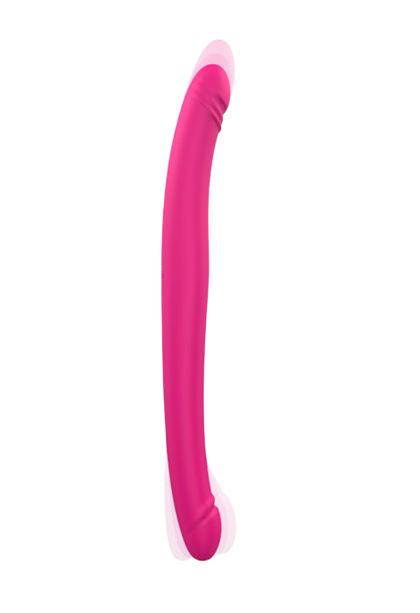 Dildo z wibracjami oraz ruchem posuwistym - 45 cm