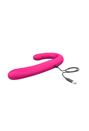 Dildo z wibracjami oraz ruchem posuwistym - 45 cm