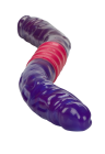 Podwójny wibrator z dwoma silnikami, purpurowy