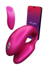 Różowy wibrator dla par sterowany aplikacją mobilną - We-Vibe Chorus