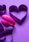 Różowy wibrator dla par sterowany aplikacją mobilną - We-Vibe Chorus