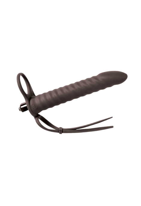 Profilowany strap on do podwójnej stymulacji - z pętlą