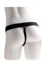 Cielisty, pusty strap-on z wibracjami 25,4 cm