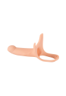 Bardzo miękki strap-on męski, przedłużka +5 cm