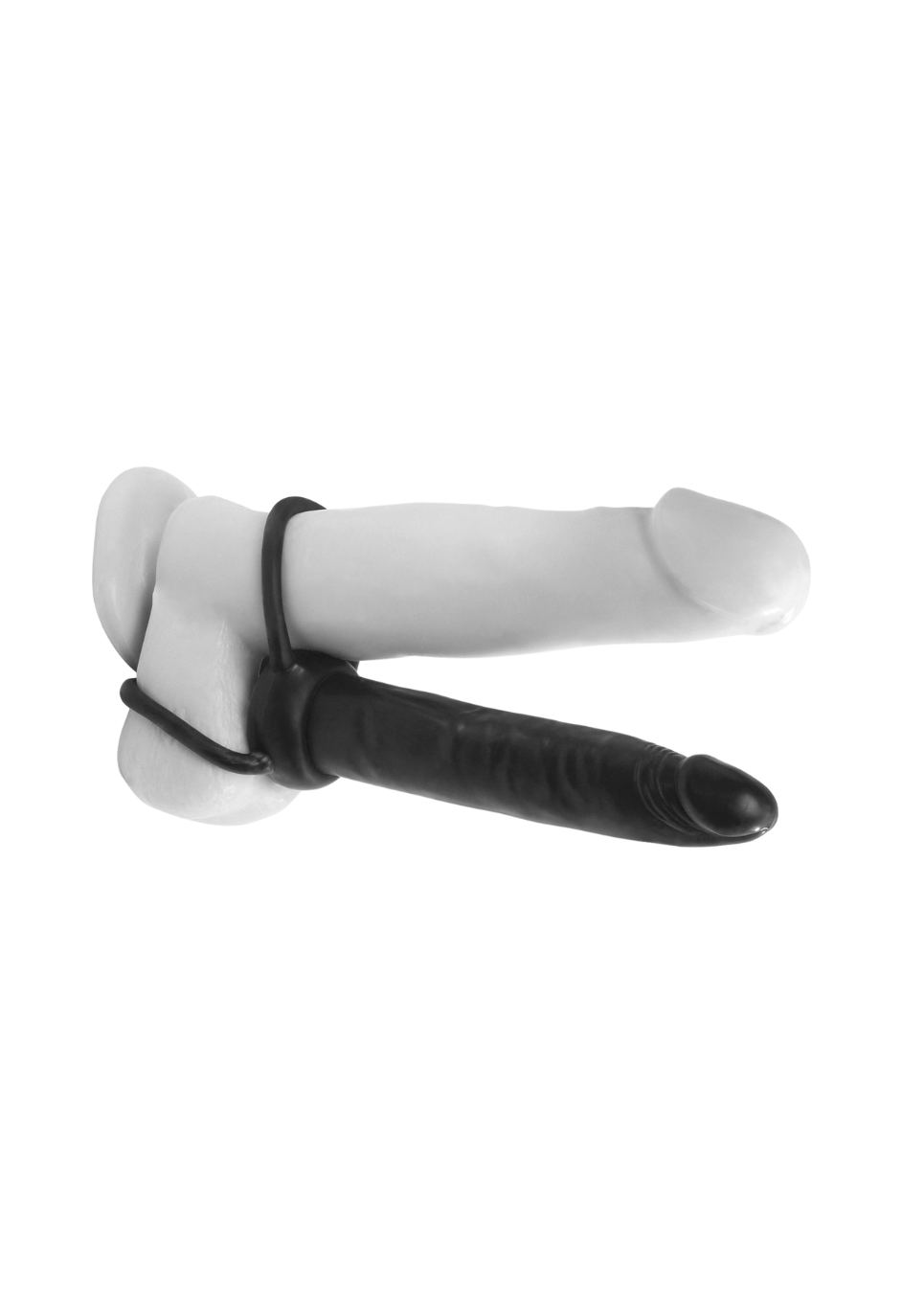 Strap-on bez uprzęży do jednoczesnej stymulacji analno - waginalnej Strap-on bez uprzęży do jednoczesnej stymulacji analno - waginalnej