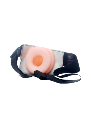 Bardzo miękki strap on pusty w środku - przedłuża penisa o 8 cm