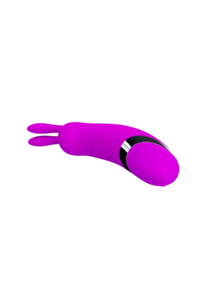 Wibrujący masażer łechtaczki z króliczkiem - USB