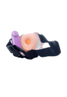 Realistyczny strap-on pusty w środku, proteza penisa - 16 cm