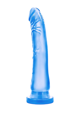 Dildo bez jąder, żelowe z przyssawką - 22 cm