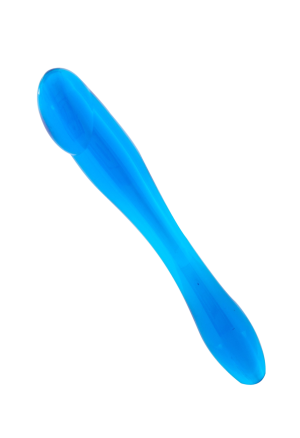 Małe, dwustronne dildo żelowe analne -  18cm
