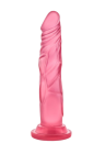 Żelowe dildo bez jąder, dong z przyssawką
