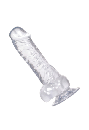 Realistyczne dildo z jądrami i przyssawką - 18 cm