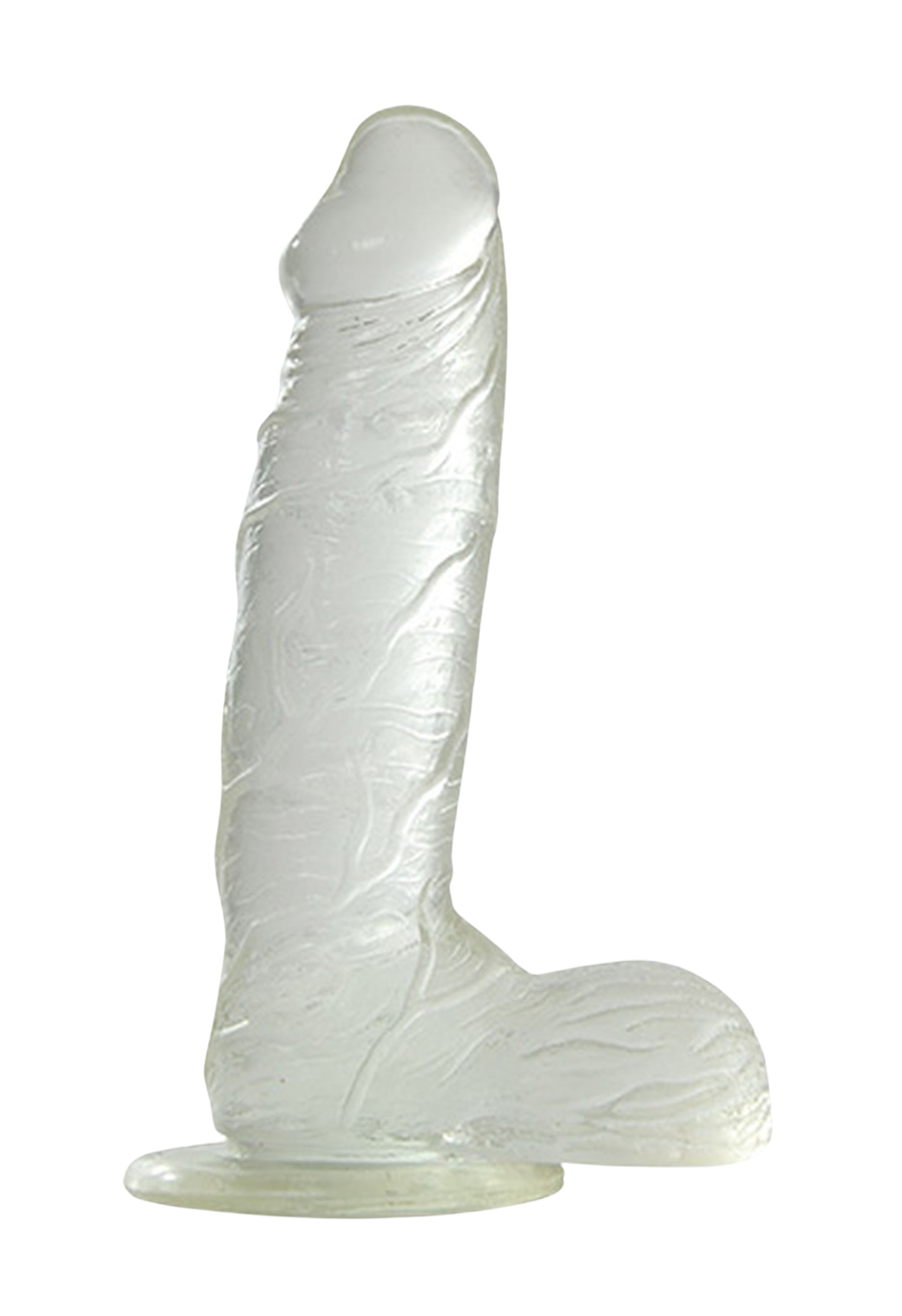 Przeźroczyste dildo 19cm realistyczne Przeźroczyste dildo 19cm realistyczne