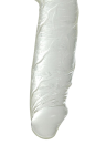 Przeźroczyste dildo 19cm realistyczne