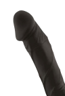 Czarne dildo z fakturą żył