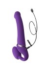 Wibrujący strap-on dla par - rozm. M