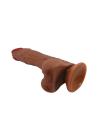 Realistyczne dildo - 25 cm, z funkcjami rotacji, uderzeń i wibracji
