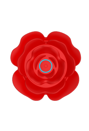 Obrotowe kulki analne zakończone kwiatem sterowane pilotem