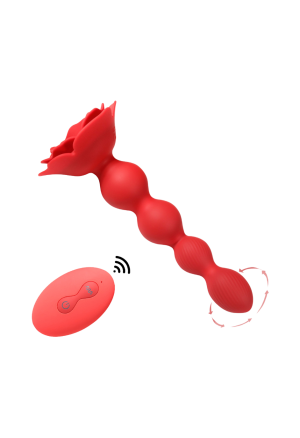 Obrotowe kulki analne zakończone kwiatem sterowane pilotem