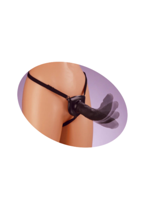 Strap-on dla kobiet, dildo z kręgosłupem - 18 cm