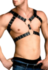 Harness męski z imitacji skóry