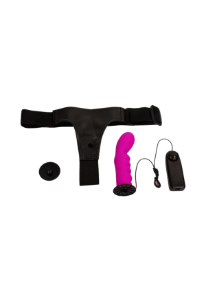 Strap-on z wibracjami, dla kobiet - stymulator punktu G