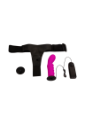 Strap-on z wibracjami, dla kobiet - stymulator punktu G