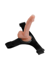 Damski strap-on i dildo z przyssawką - 19 cm