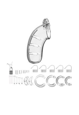 Przezroczysty pas cnoty z regulowanymi pierścieniami