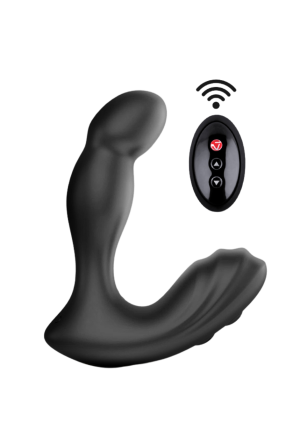 Podgrzewany stymulator prostaty i krocza sterowany pilotem