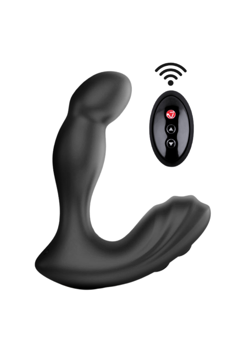 Podgrzewany stymulator prostaty i krocza sterowany pilotem