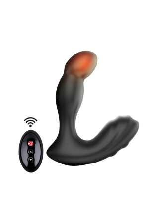 Podgrzewany stymulator prostaty i krocza sterowany pilotem