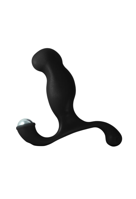 Masażer prostaty z ruchomą wypustką do stumulacji perineum