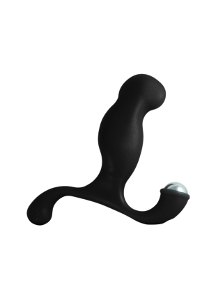 Masażer prostaty z ruchomą wypustką do stumulacji perineum