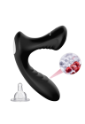 Zakrzywiony masażer prostaty z wibracjami i prążkowaniem