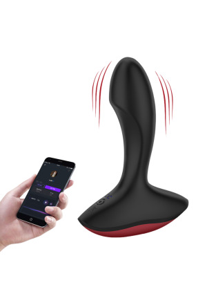 Wibrujący masażer prostaty - sterowany aplikacją mobilną