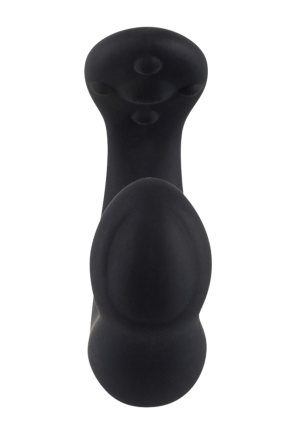 Wibrujący masażer prostaty i krocza, silikon, silne wibracje